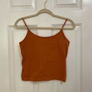 American eagle rust orange tank top